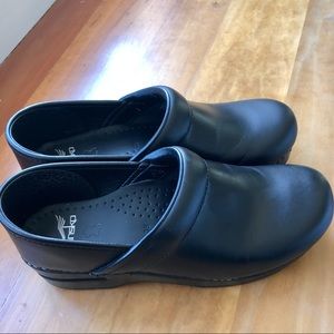 Dansko Black Clogs 39